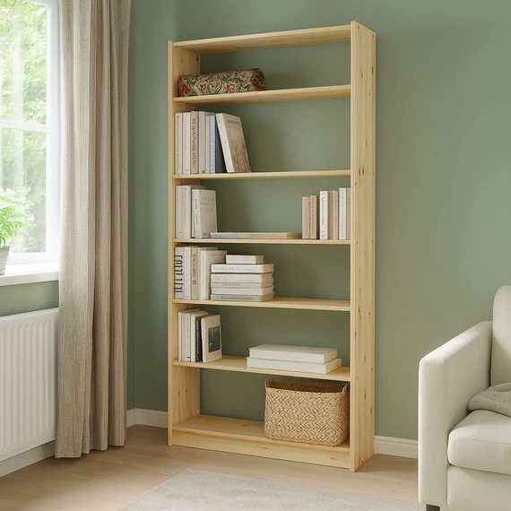 Kiefernholz Regal Wohnambienet bei Reulon